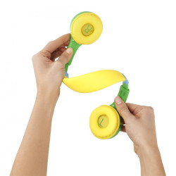 Słuchawki nauszne Kids Guard z ogranicznikiem głośności. Zielone 