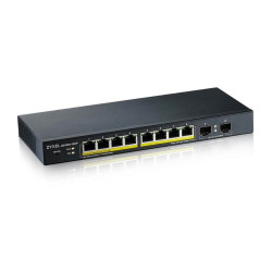 Przełącznik GS1900-10HP v2 8port L2 PoE 2xSFP 70W 802.3at 