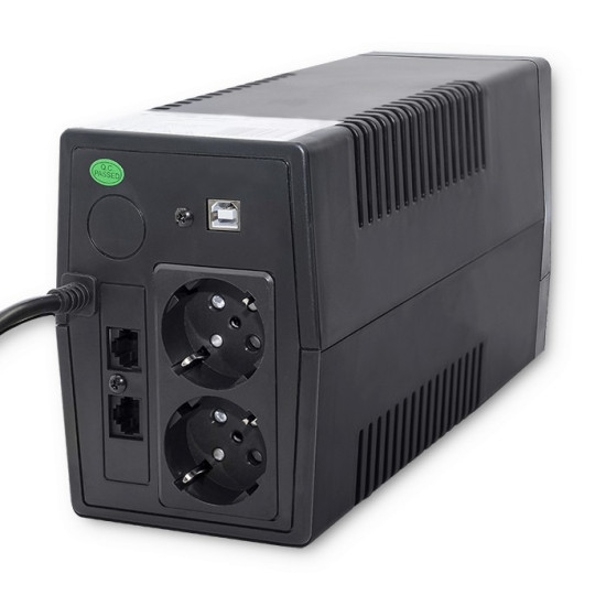 Zasilacz awaryjny UPS | Monolith | 650VA | 360W | LCD | USB |    RJ45 