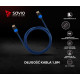 Kabel HDMI 2.0 dedykowany do Playstation niebiesko-czarny 1,8m, GCL-02