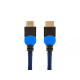 Kabel HDMI 2.0 dedykowany do Playstation niebiesko-czarny 1,8m, GCL-02