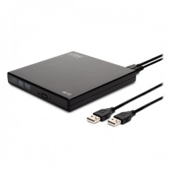 Zewnętrzny napęd - nagrywarka typu SLIM CD/DVD R/RW - USB SAVIO AK-43