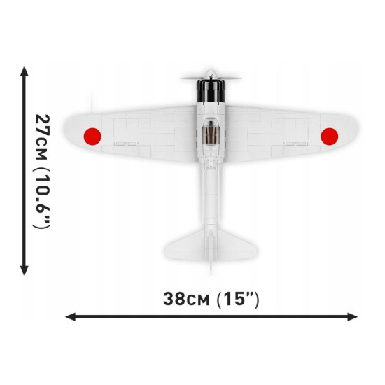 Klocki Mitsubishi A6M2 Zero-Sen 