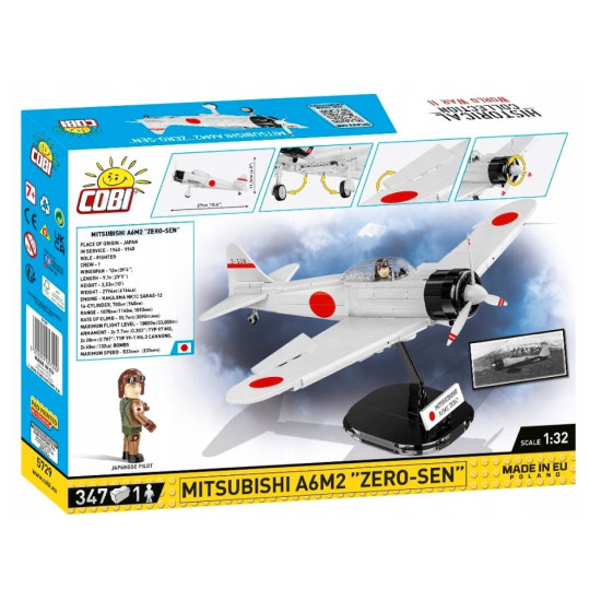 Klocki Mitsubishi A6M2 Zero-Sen 