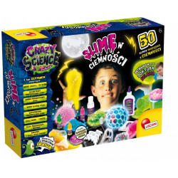 Zestaw naukowy Crazy Science Slime w ciemności