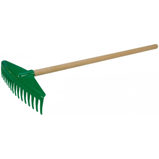 Grabie z drewnianym uchwytem 60 cm