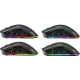 Mysz gamingowa bezprzewodowa Warlock GM-709L Optic RF RGB 2400 dpi 8P 