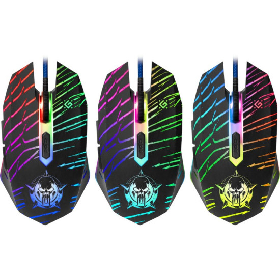 Mysz gamingowa przewodowa DARK AGENT GM-590L 12800 dpi 6P