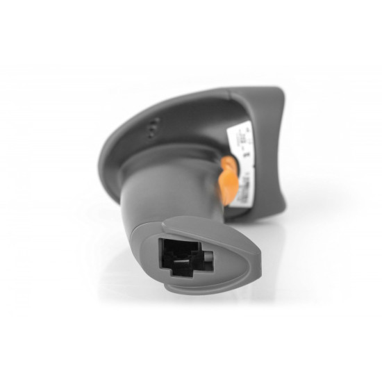 Czytnik kodów kreskowych, przewodowy USB-RJ45 2m, 1D i 2D, zgodny z kodami QR Stojak w zestawie 