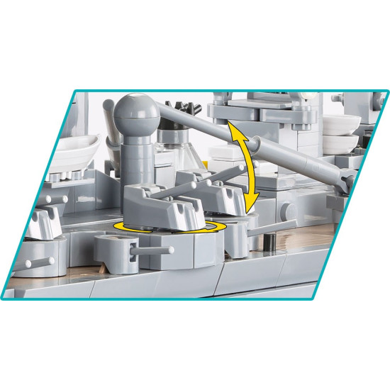 Klocki Historical Collection Battleship Gneisenau 