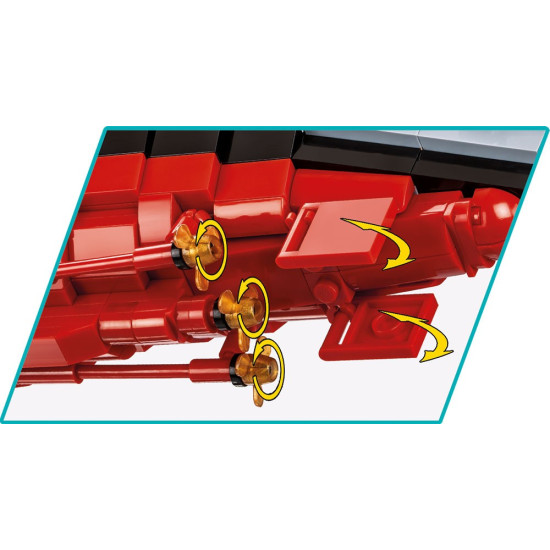 Klocki Historical Collection Battleship Gneisenau 