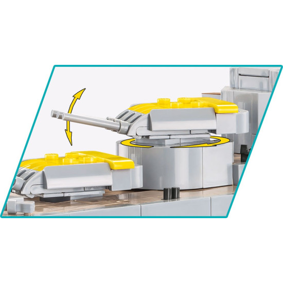 Klocki Historical Collection Battleship Gneisenau 