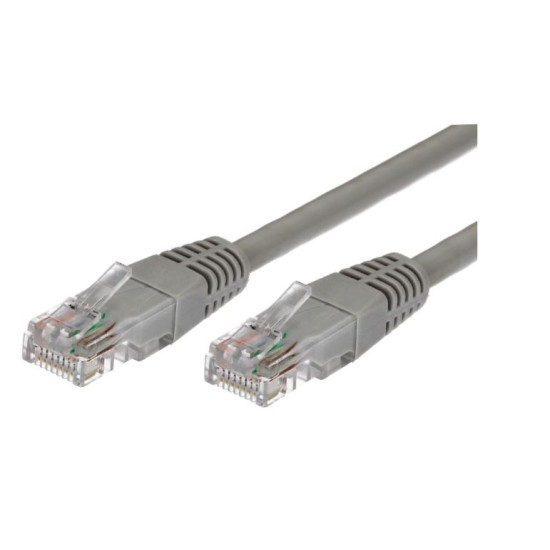 Kabel Patchcord miedziany kat.6 RJ45 UTP 2m. czarny  - paczka 10 sztuk