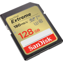 Karta pamięci Extreme SDXC 128GB 180/90 MB/s V30 UHS-I U3 