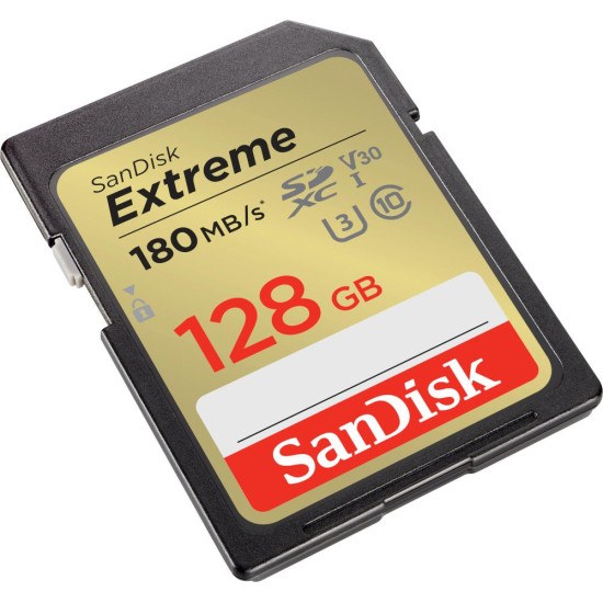 Karta pamięci Extreme SDXC 128GB 180/90 MB/s V30 UHS-I U3 
