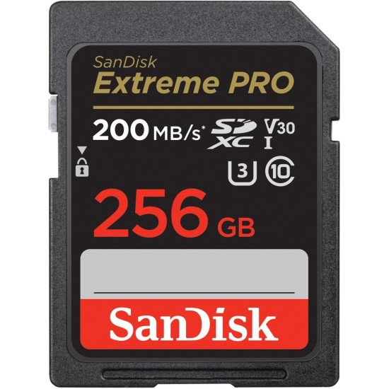 Karta pamięci Extreme Pro SDXC 256GB 200/140 MB/s V30 UHS-I 