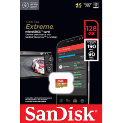 Karta pamięci Extreme microSDXC 128GB 190/90 MB/s A2 V30 U3 