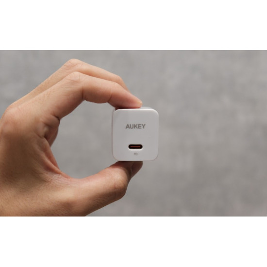 PA-Y20S White Mini ładowarka sieciowa 1xUSB-C 20W PD Power Delivery