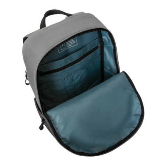 Plecak 16 cali Sagano EcoSmart Commuter czarno-zielony