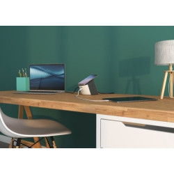 Przedłużacz  2x2P+Z Indukcja USB A/C 2m