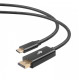 Kabel USB C - Displayport 2m czarny