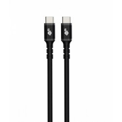 Kabel USB-C - USB-C 2m silikonowy czarny 