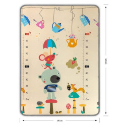 Mata piankowa zwijana Kinder Misie i Wieloryby