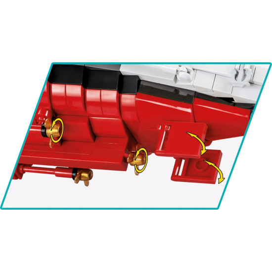 Klocki Historical Collection Battleship Tirpitz 2810 elementów