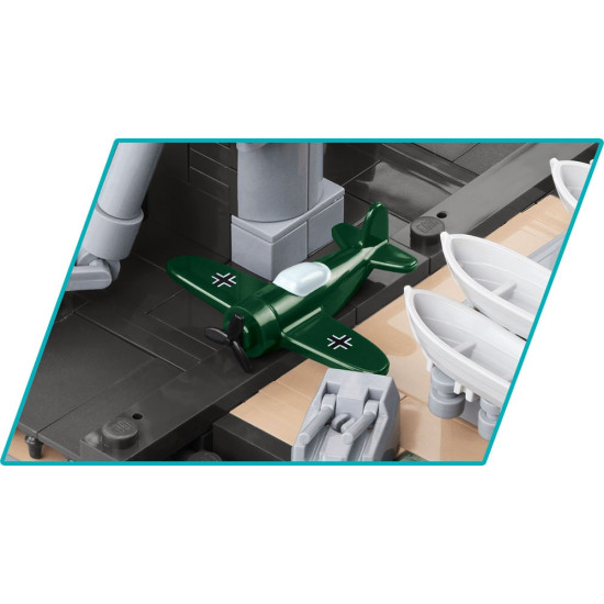 Klocki Historical Collection Battleship Tirpitz 2810 elementów