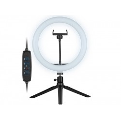 Lampa pierścieniowa Ring 26 cm z mini statywem 