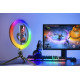 Lampa pierścieniowa RGB RING 26 cm ze statywem 
