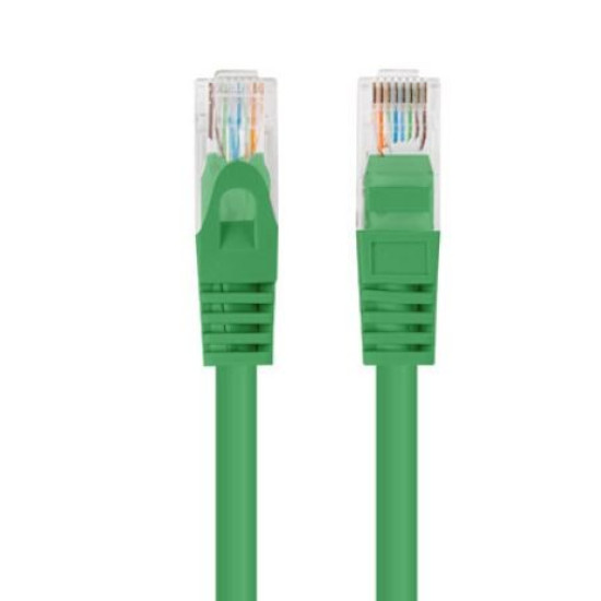 Patchcord kat.5e UTP 1m zielony 10-pak PCU5-20CC-01