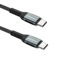 Kabel USB 2.0 typ C | USB 2.0 typ C 100W | QC 3.0| PD | 1.5m |   Czarny 
