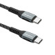 Kabel USB 2.0 typ C | USB 2.0 typ C 100W | QC 3.0| PD | 1.5m |   Czarny 