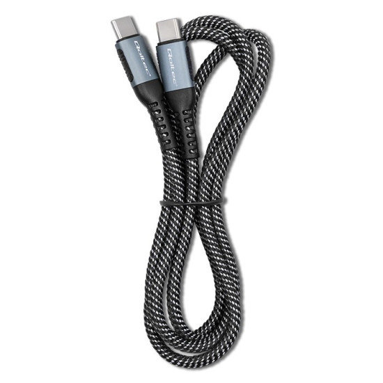 Kabel USB 2.0 typ C | USB 2.0 typ C 100W | QC 3.0| PD | 1.5m |   Czarny 