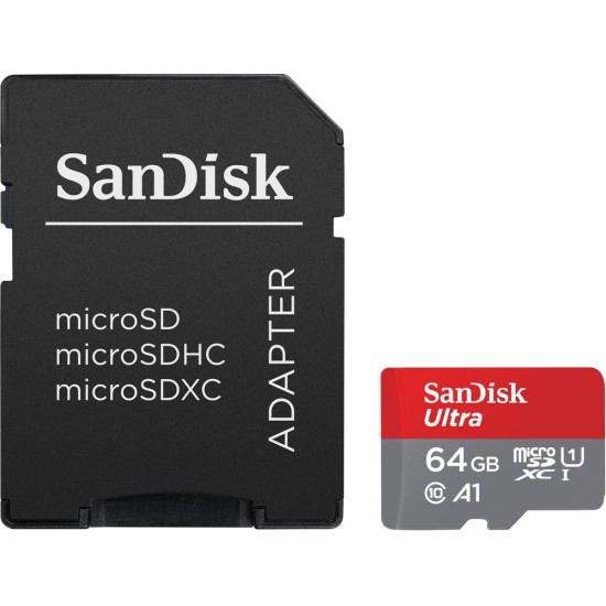 Karta Ultra microSDXC 64GB 140MB/s A1 + Adapter SD 