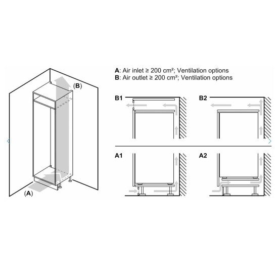 Chłodziarko-zamrażarka KIL22NSE0
