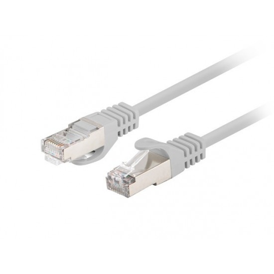 Patchcord kat.6 FTP 1M 10-pack fluke passed szary