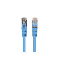 Patchcord kat.6 FTP 1M 10-pack fluke passed niebieski