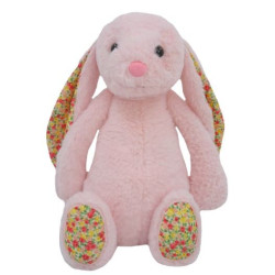 Maskotka Króliczek Michaś różowy 35 cm