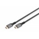 Kabel Premium połączeniowy HDMI 2.1 Ultra HighSpeed 8K60Hz UHD Typ HDMI A/A M/M 1m Czarny 