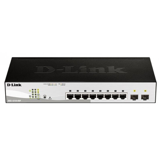 Przełącznik DGS-1210-08P Switch 8GE PoE 2SFP 