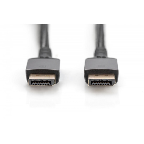 Kabel połączeniowy PREMIUM DisplayPort 8K60Hz UHD DP/DP M/M 3m Czarny
