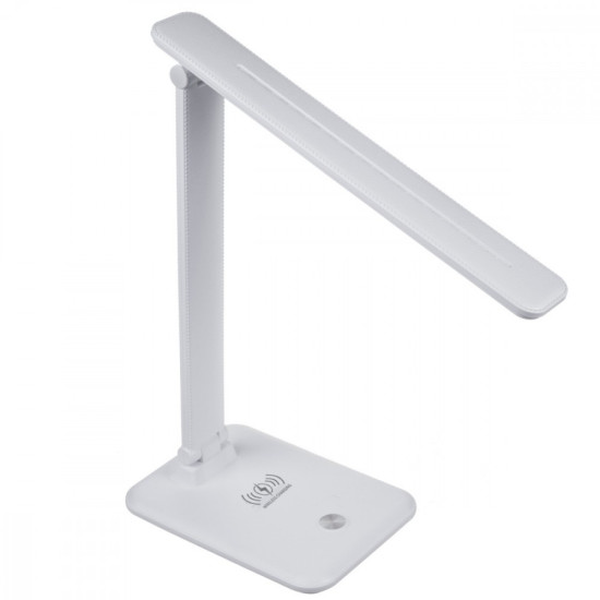 Lampka biurkowa LED 9w z ładowarką Qi MCE616W 