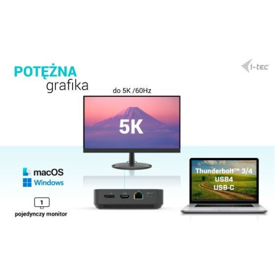 Stacja dokująca USB-C HDMI Dual DP Docking Station Power Delivery 100 W 