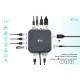 Stacja dokująca USB-C HDMI Dual DP Docking Station Power Delivery 100 W + i-tec Universal Charger 100 W 