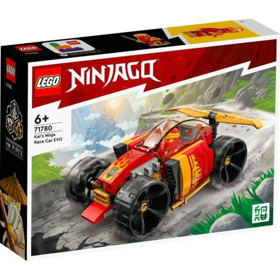 Klocki Ninjago 71780 Samochód wyścigowy ninja Kaia