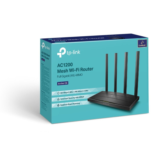 Router Archer C6 route AC1200 4LAN 1WAN