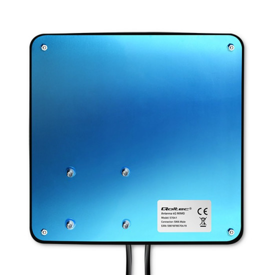 Antena 4G LTE DUAL MIMO booster | 35dBi | 50W | 2xSMA męski 