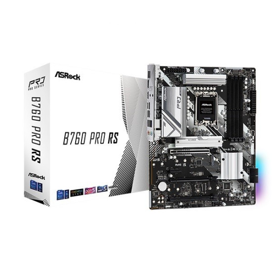 Płyta główna B760 Pro RS s1700 4DDR5 DP/HDMI/eDP M.2 ATX 